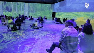 Van Gogh immersive art experience opens in Dublins RDS [upl. by Halonna]