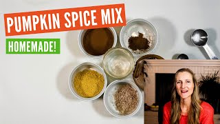 Pumpkin Spice Recipe pumpkin pie spice mix for homemade fall flavor [upl. by Nerine]