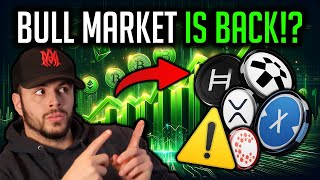 ⚠️ THE CRYPTO BULL MARKET IS BACK XRP NEWS TODAY HBAR QNT CSPR XDC amp More [upl. by Lily203]