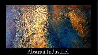 Peinture abstraite Craquelée FacileStyle Industriel [upl. by Bellis269]