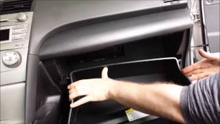 2011 Toyota Camry How to change or replace cabin air filter cleaner DIY Maintenance 2007  2011 [upl. by Alderson]