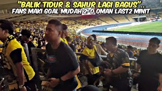 😅 Reaction Fans2 Harimau Malaya quotMENGAMUKquot MAKI REFEREE amp BALIK AWAL KALAH 20 Malaysia vs Oman 2024 [upl. by Akyssej]