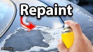 How to Repaint Faded Car Paint [upl. by Ahseinod]