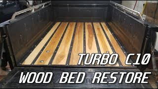 6772 C10 Bed Wood Install using the new BedWood X kit using the new aluminum flat bed strips [upl. by Beeson138]