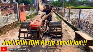 JOKI CILIK IDIK KECAPEAN KERJA SENDIRI🥵‼️Traktor sawah gajadi garu lahanpadahal masih sisa 2 petak [upl. by Oiramal]