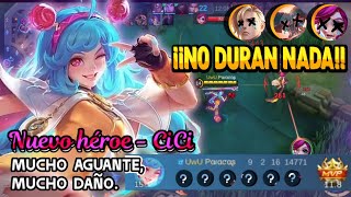 CICI MVP Nuevo Héroe Hacha de Guerra Coraza  Build y Items Revelados  MLBB [upl. by Lrem216]