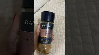 Davidoff coffe Flavor is light amp very tastey loved it😍coffeetrendingtrendingshortsfamousshorts [upl. by Sue]