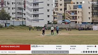 Live Cricket Match  MG ROAD BANGLORE vs JAYANAGAR Stallion  23Sep24 0930 AM 15 overs  JOYALUKK [upl. by Hubbard163]