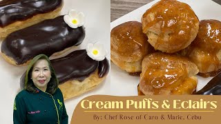 Classic Cream Puffs and Eclairs [upl. by Ahilam]