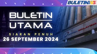 Ringgit amp Bursa Malaysia Terus Kukuh Pertumbuhan KDNK Tinggi  Buletin Utama 26 September 2024 [upl. by Norvin]