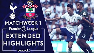 Tottenham Hotspur v Southampton  PREMIER LEAGUE HIGHLIGHTS  862022  NBC Sports [upl. by Alle]