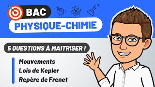 BAC 🎯 PHYSIQUE  CHIMIE  Terminale Spécialité  Mouvement Lois de Kepler Repère de Frenet [upl. by Leahcin]