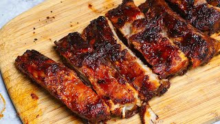 Air Fryer Ribs How to Cook Baby Back Ribs in Air Fryer in 30 minutes [upl. by Jenette565]