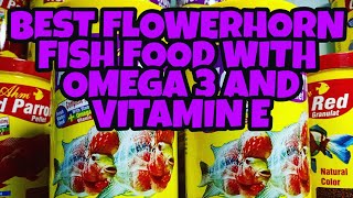 AHM FISH FOOD WITH OMEGA 3 AND VITAMIN E FOR FLOWERHORN CICHLID GOLD FISH AND TURTLE FOOD PART 2 [upl. by Novyad]