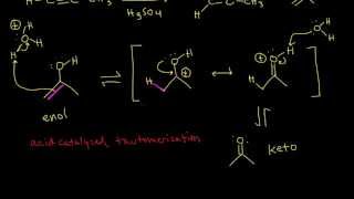 Hydration of alkynes  Alkenes and Alkynes  Organic chemistry  Khan Academy [upl. by Ailic376]