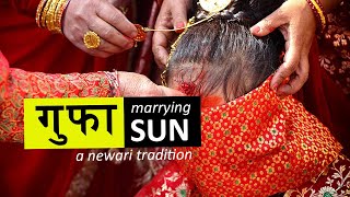 NEWARI CULTURE GUFA  SURYA DARSHAN  GUFA  INNER NEPAL  TRADITION AND RITUALS OF NEWARS  BARHA [upl. by Anahpets380]