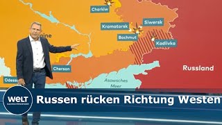 UKRAINEKRIEG Aktuelle militärische Lage  quotDas nächste Ziel wird Bachmut seinquot [upl. by Bari]