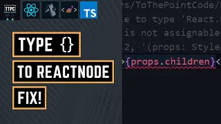 React Native TypeScript Error  Type  is not assignable to ReactNode FIX [upl. by Maud738]