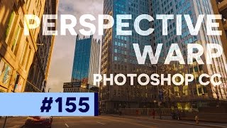 Photoshop Tutorial AWESOME Perspective Warp [upl. by Reyotal]