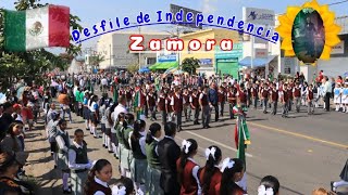 El Desfile del día de la Independencia en Zamora Michoacán [upl. by Ettari]