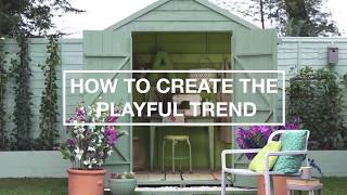 How to create a garden colour scheme  Cuprinol Garden Ideas [upl. by Siramad]