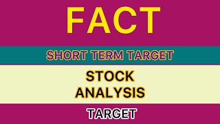 Fertilisers and chemicals Travancore ltd share 💹 FACT SHARE TARGET ANALYSIS ANALYSIS 11072024 [upl. by Allie]