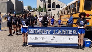 Lanier Poets High School Band  Marching Out Stadium 2023 After Russell County Game [upl. by Damarra]