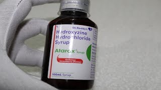 Atarax Syrup Review  Hydroxyzine Hydrochloride Uses Side Effects [upl. by Pelson]