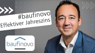 Effektiver Jahreszins  Was ist der Effektiver Jahreszins  BaufinanzierungLexikon  baufinovo [upl. by Lesko]