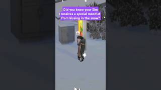 Have you tried this seasonal gameplay feature in The Sims 4 sims4 simsgame thesims4 snow kiss [upl. by Damahom847]