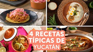 4 recetas típicas de Yucatán  Kiwilimón [upl. by Lurie460]