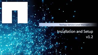 Installation and Setup for NetApp Service Level Manager [upl. by Amolap]