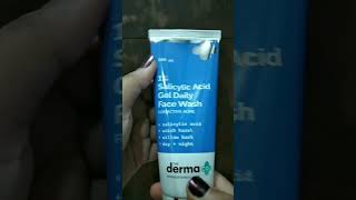 Salicylic acid face wash review reels viralshorts trendingshorts youtubeshorts shortfeed [upl. by Aurea]