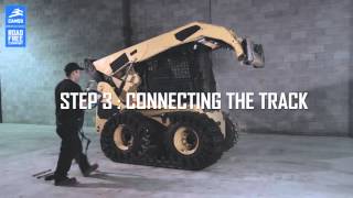 How to install Camso OTT track for skid loader [upl. by Sigler119]