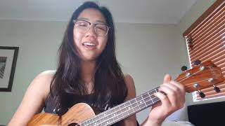 Toothpaste Kisses  Maccabees Sarah Ong ukulele cover [upl. by Anair]