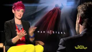 Man of Steel Interviews  Henry Cavill Amy Adams Russell Crowe amp more [upl. by Hortensa]