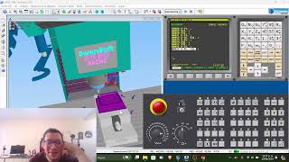 Simular código G de SolidCAM en Swansoft SSCNC [upl. by Tab999]