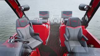 We tested the 2022 Manitou XT SRW Dual Engine here is what we learned  Pontoon Boat Test [upl. by Ayama]