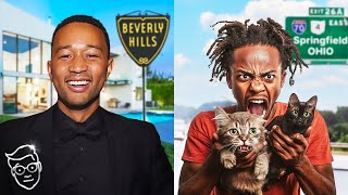 John Legend DESTROYED By Internet For Demanding Red States WELCOME Migrant INVASION in 18M Mansion [upl. by Forelli]