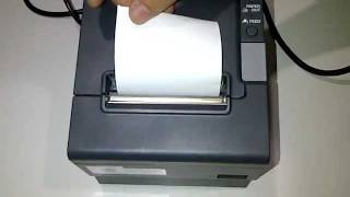 Printer Kasir Epson TMT 88 IV [upl. by Edison]