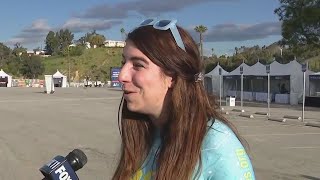 Woman to run LA Marathon for sexual assault survivors [upl. by Llered]