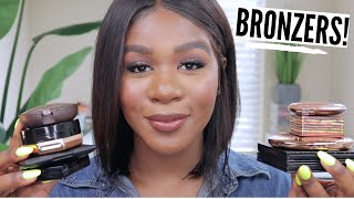 THE BEST BRONZERS FOR DARK SKIN l 2020 [upl. by Meerek777]