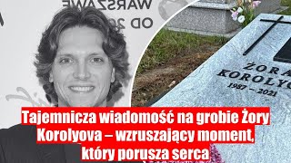 Tajemnicza wiadomość na grobie Żory Korolyova – poruszający widok który wzrusza do łez [upl. by Dong]