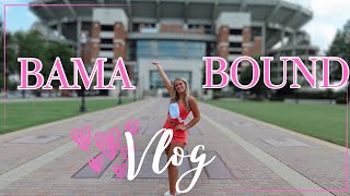 BAMA BOUND VLOG  UNIVERSITY OF ALABAMA ORIENTATION  vlog amp haul [upl. by Seugirdor]