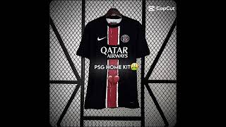 Psg special kit is unreal☠️☠️☠️ crazykit football jerseyfootball [upl. by Naek997]