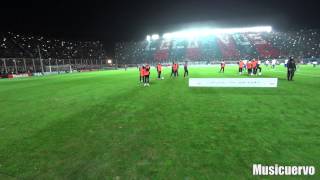 San Lorenzo 1 Cruzeiro 0 Recibimiento campo de juego Cámara 3 Copa Libertadores [upl. by Felicidad]