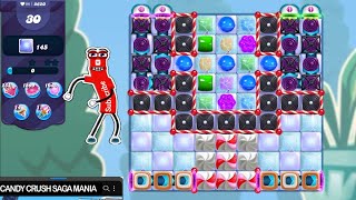 Candy Crush Saga CANDY CUP Level 8620 NO BOOSTERS NIGHTMARISHLY HARD Passed on First Try Combo [upl. by Enirehtak]