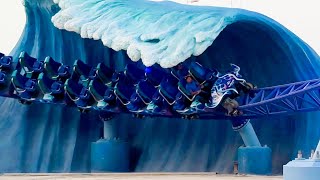 SeaWorld Abu Dhabi Manta Roller Coaster Complete OffRide POV [upl. by Carbrey]