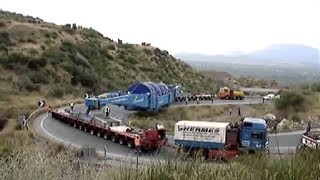 Oversize Load Trucks  Climbing the Hills [upl. by Netsirhc186]