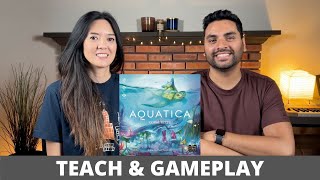 Aquatica w Coral Reefs Expansion  Teach amp Playthrough [upl. by Drarrej]